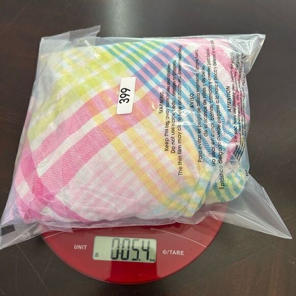 Crown & Ivy Multicolor Ruffle Striped Sleeveless Linen Blend Tank Top Women’s XS - Picture 12 of 12